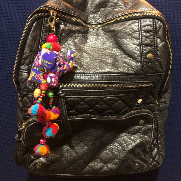 Accessories - SOLD Pom Pom Lucky Elephant Keychain 🐘❤️ Handbag and Clothing Accessory